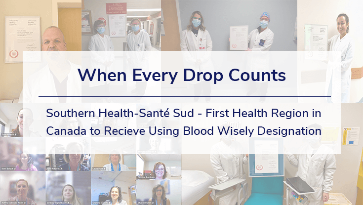 When Every Drop Counts – Using Blood Wisely Designations – Southern Health-Santé Sud